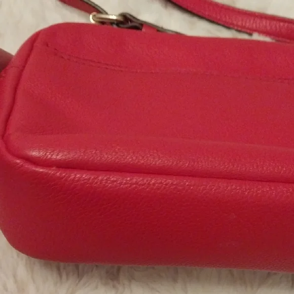 Diane Von Furstenberg Red Leather Crossbody Bag - Picture 5 of 11